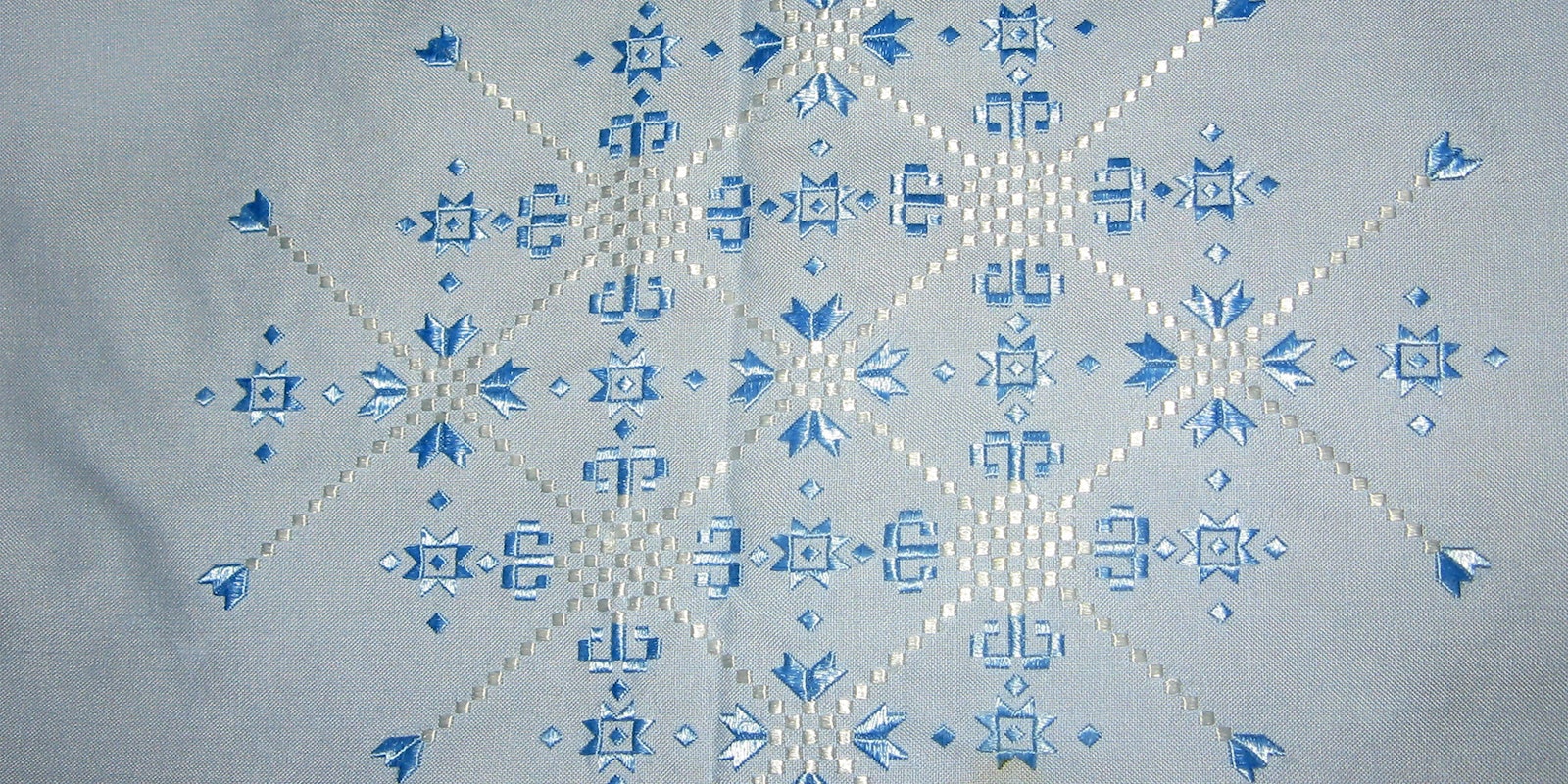 Intricately Stitched Tablecloth from Afghanistan Primary Image