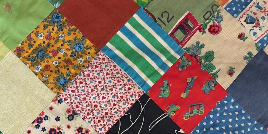 Sewing Memories: My Teenage Patchwork Quilt Image