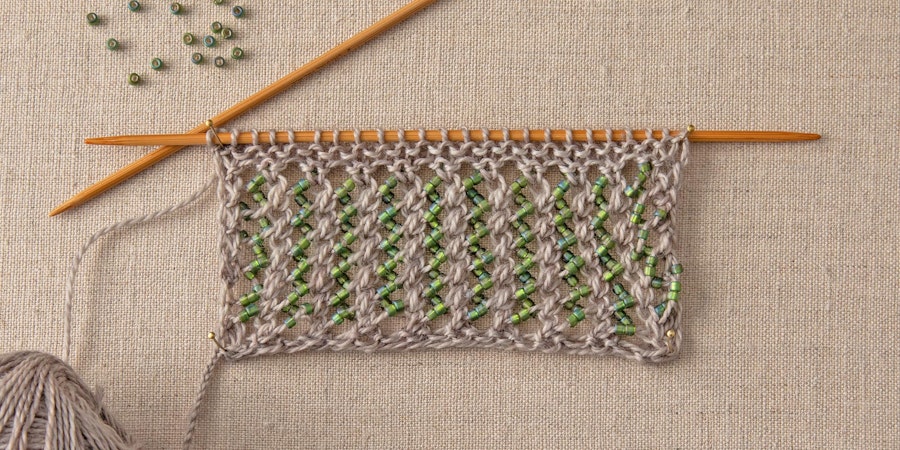 Try Thérèse de Dillmont’s Beaded Turkish Stitch Image