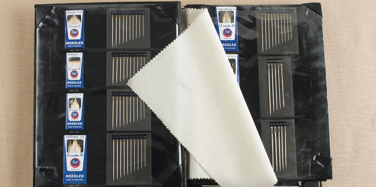 Boye Handsewing Needles Salesman’s Book Primary Image