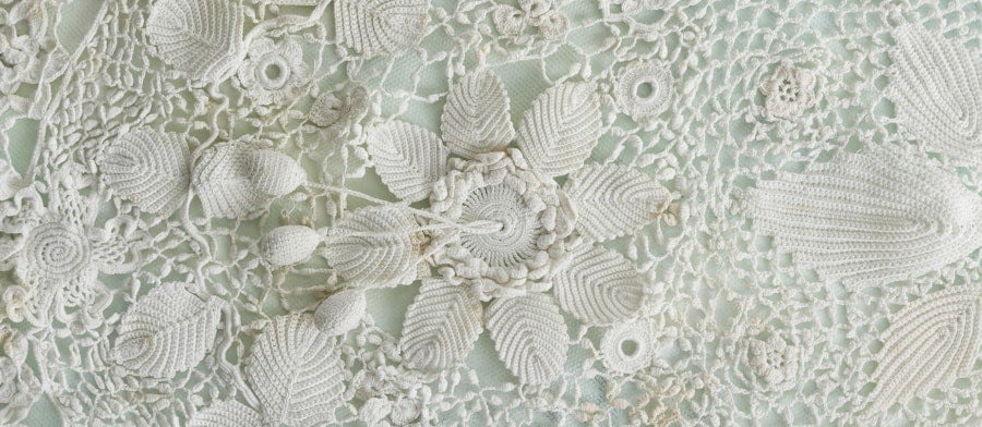 Ida May Allen’s Irish Crochet Wedding Jacket Image