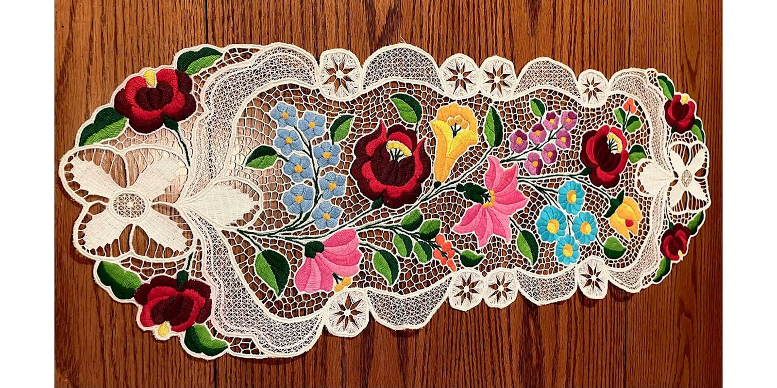 The Art of Handworked Hungarian Richelieu Lace Embroidery Primary Image