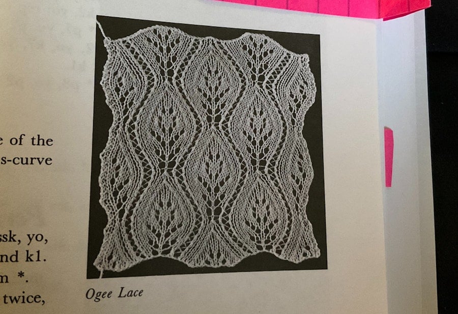 Dissection of a Lace Pattern Image