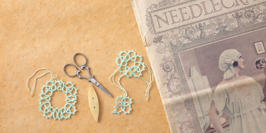 Needlecraft’s 1918 Tatted Medallion Made Modern Image