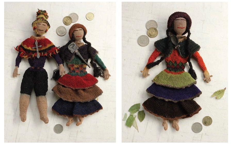 Andean Knitted Figure Purses  Image