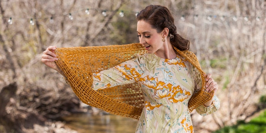 Filet Crochet a Sweater for all Seasons Image