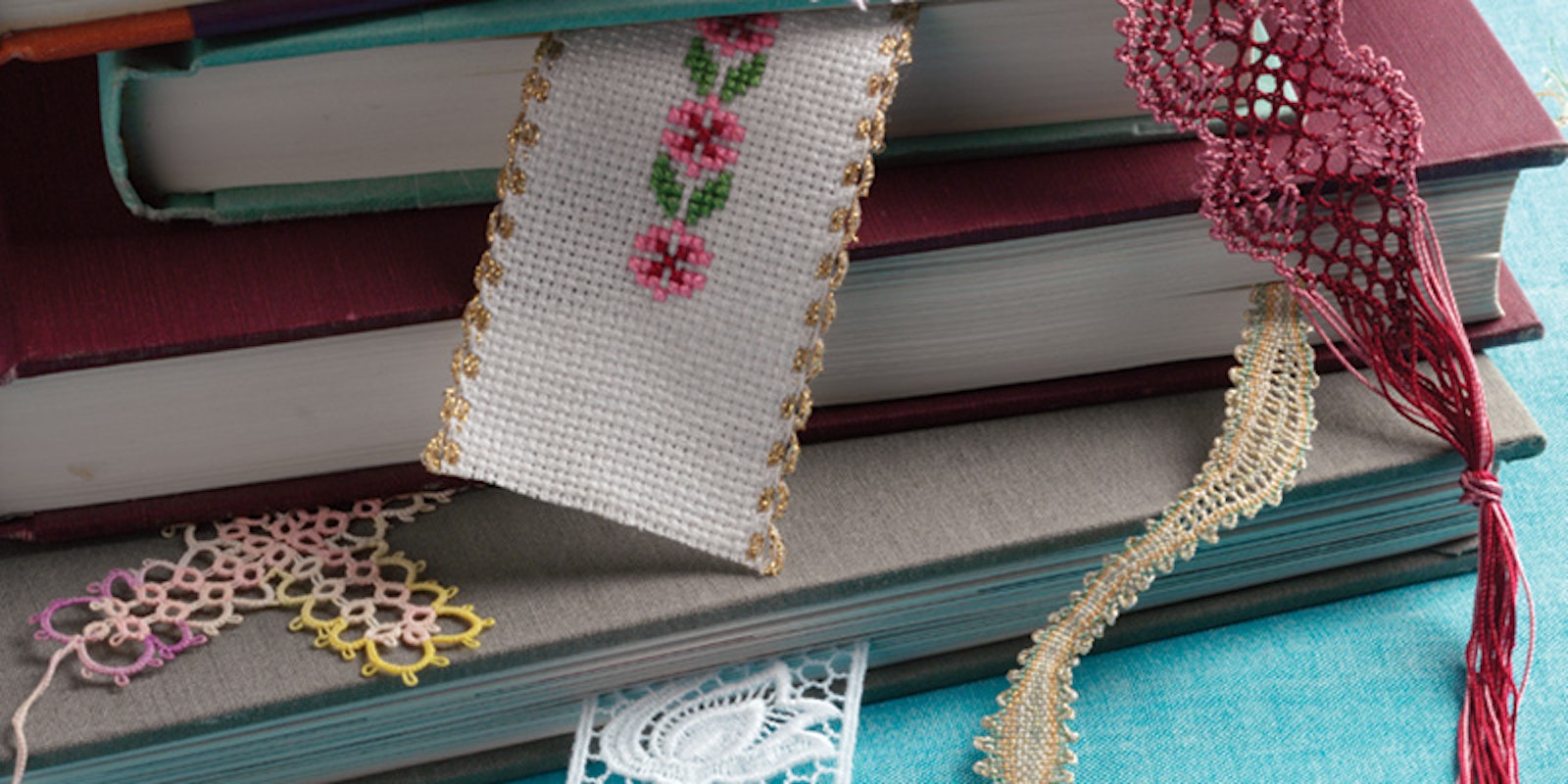 Knit a Lace Bookmark by Ava Coleman Primary Image