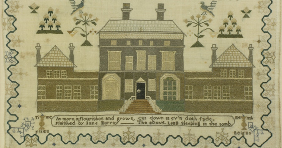 Postcard from Scotland: Embroidered Stories in Scottish Samplers Image