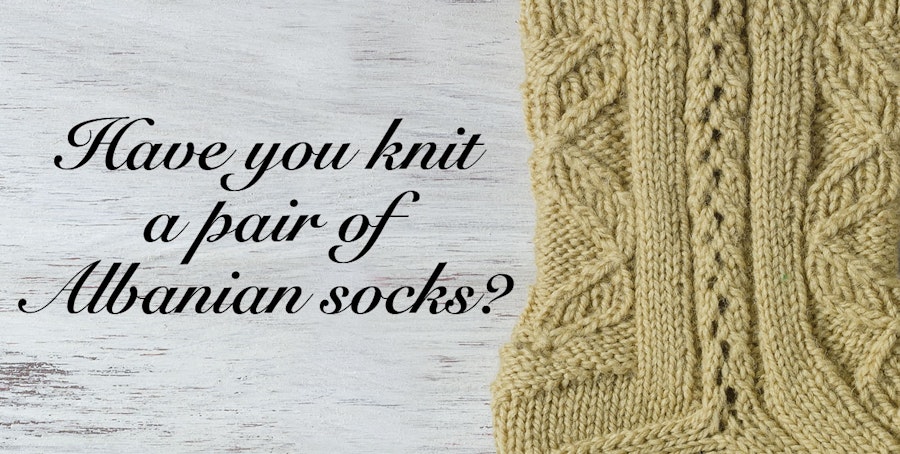 Albanian Socks: Butrint Beige Textured Socks Image