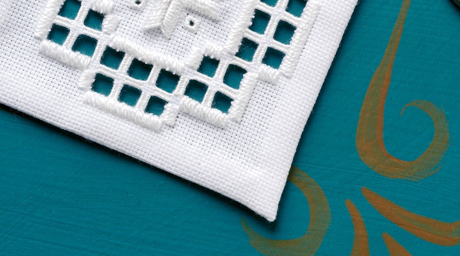 A Hardanger Coaster to Stitch Image