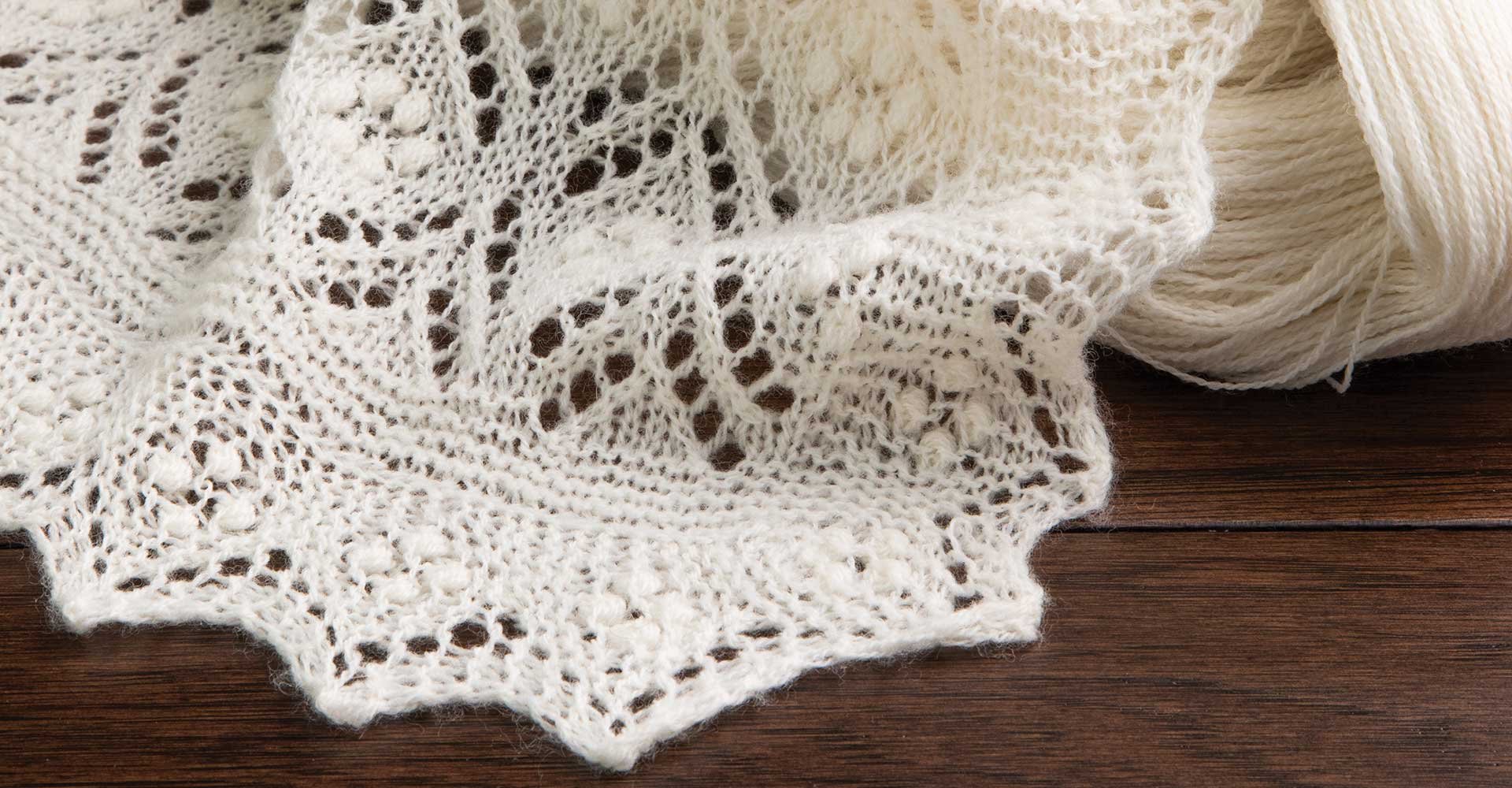 Flower Garden Shawl - Orenburg Knitting Pattern | PieceWork