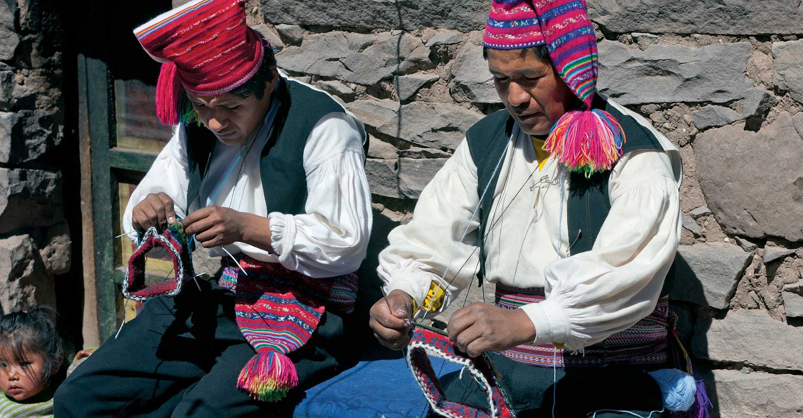 Knitting on Peru’s Taquile Island Primary Image