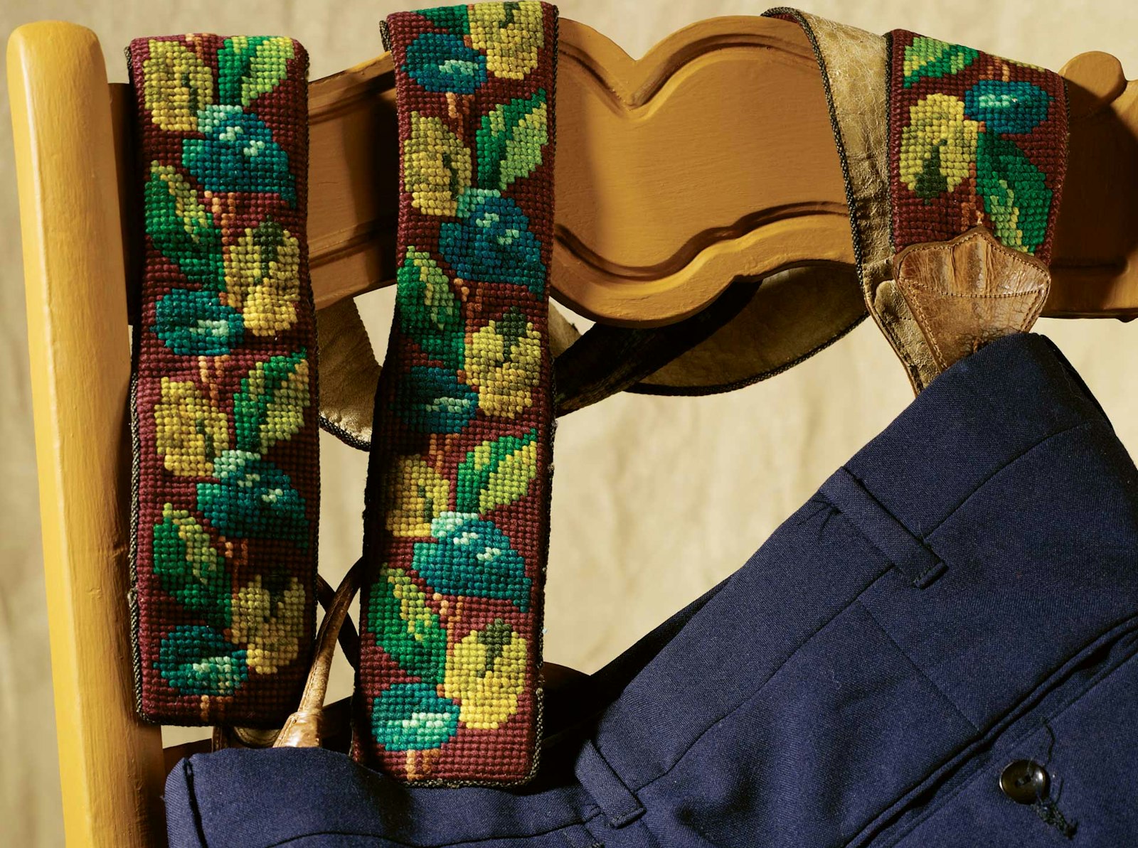 Embroidered Suspenders: A Special Engagement Gift Primary Image