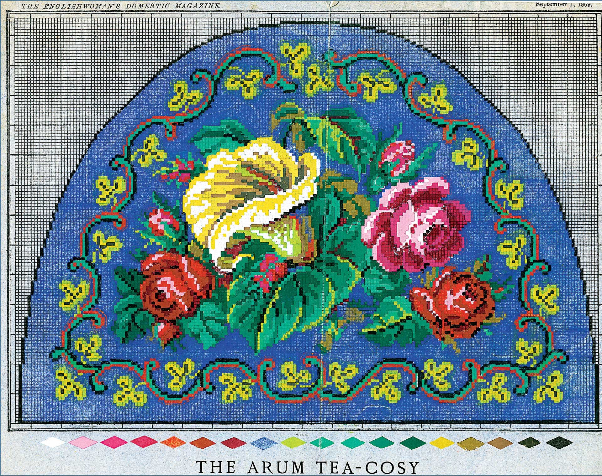 Sweet Remembrance: The Language of Flowers in Needlework | PieceWork