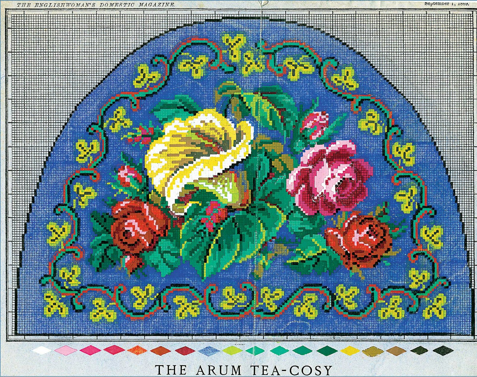 Sweet Remembrance: The Language of Flowers in Needlework Primary Image