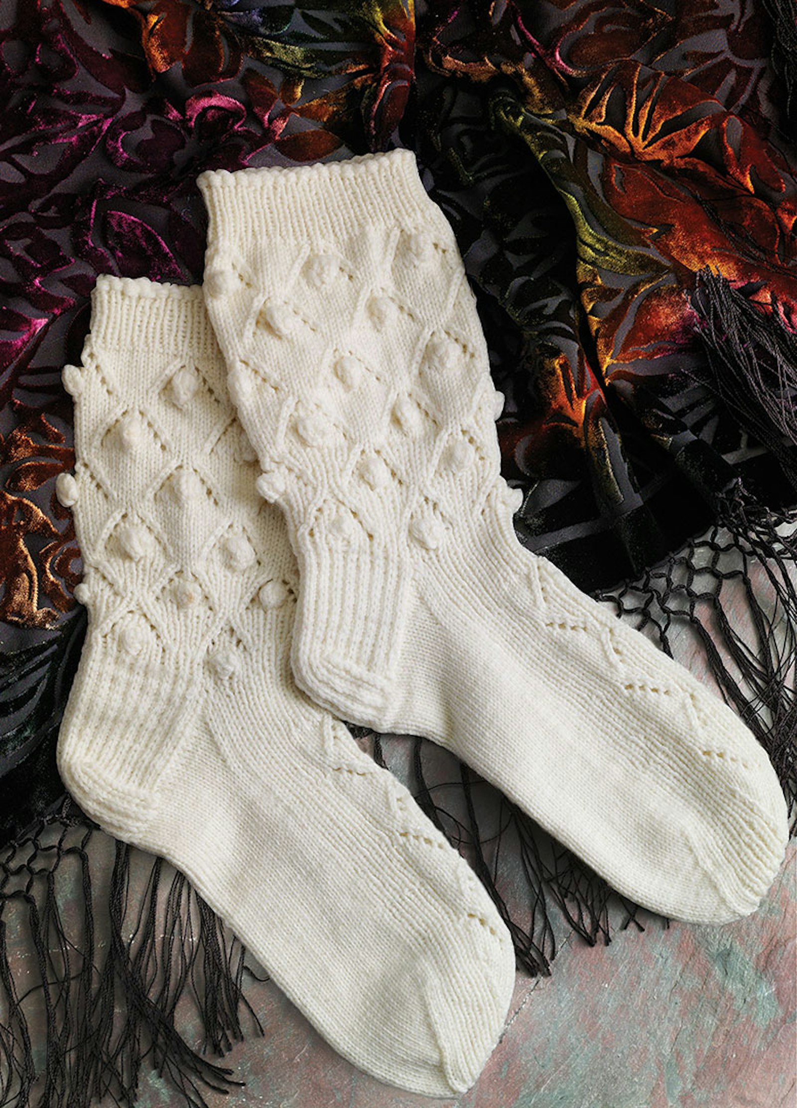 Lace Dancing Socks from Spain Primary Image