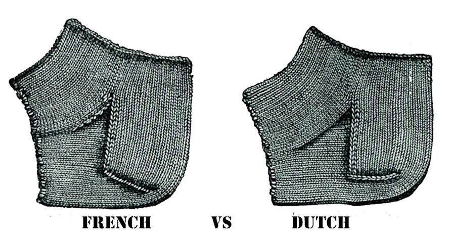 Tips for Practical Sock Knitting: French Heels Versus Dutch! Image