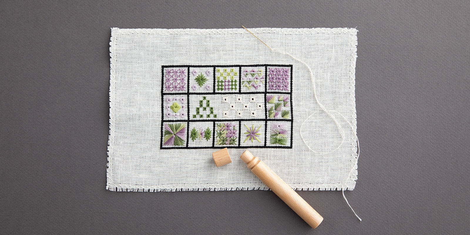 A Stitch in Time: Algerian Eye and Eyelet Stitch Primary Image