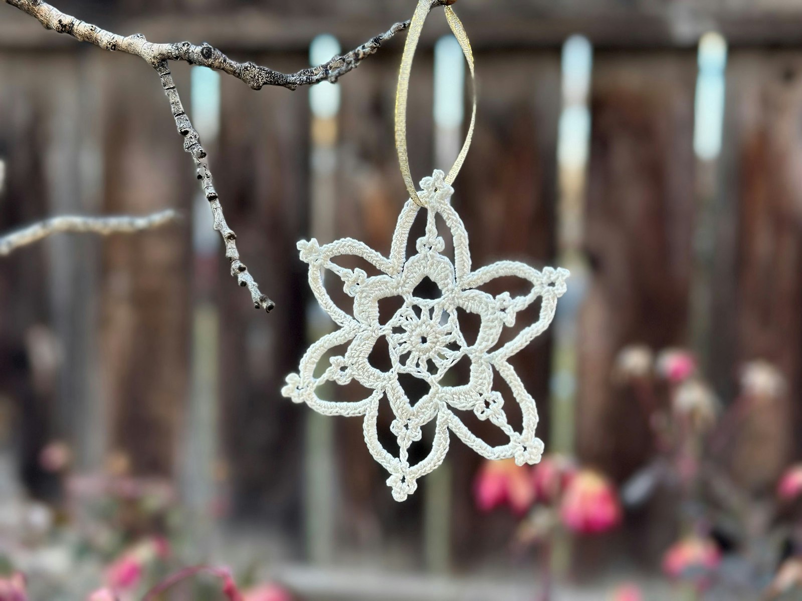 A Vintage Picot Snowflake Pattern  Primary Image