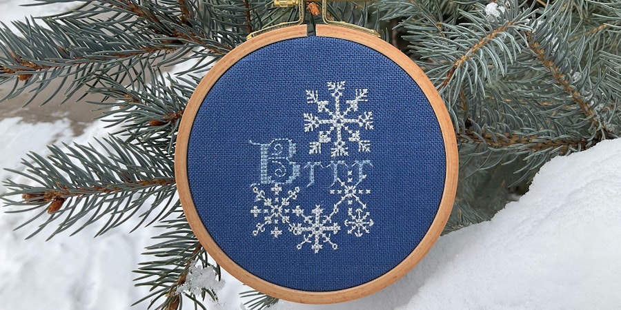 Cross Stitch for a Cold Day  Image