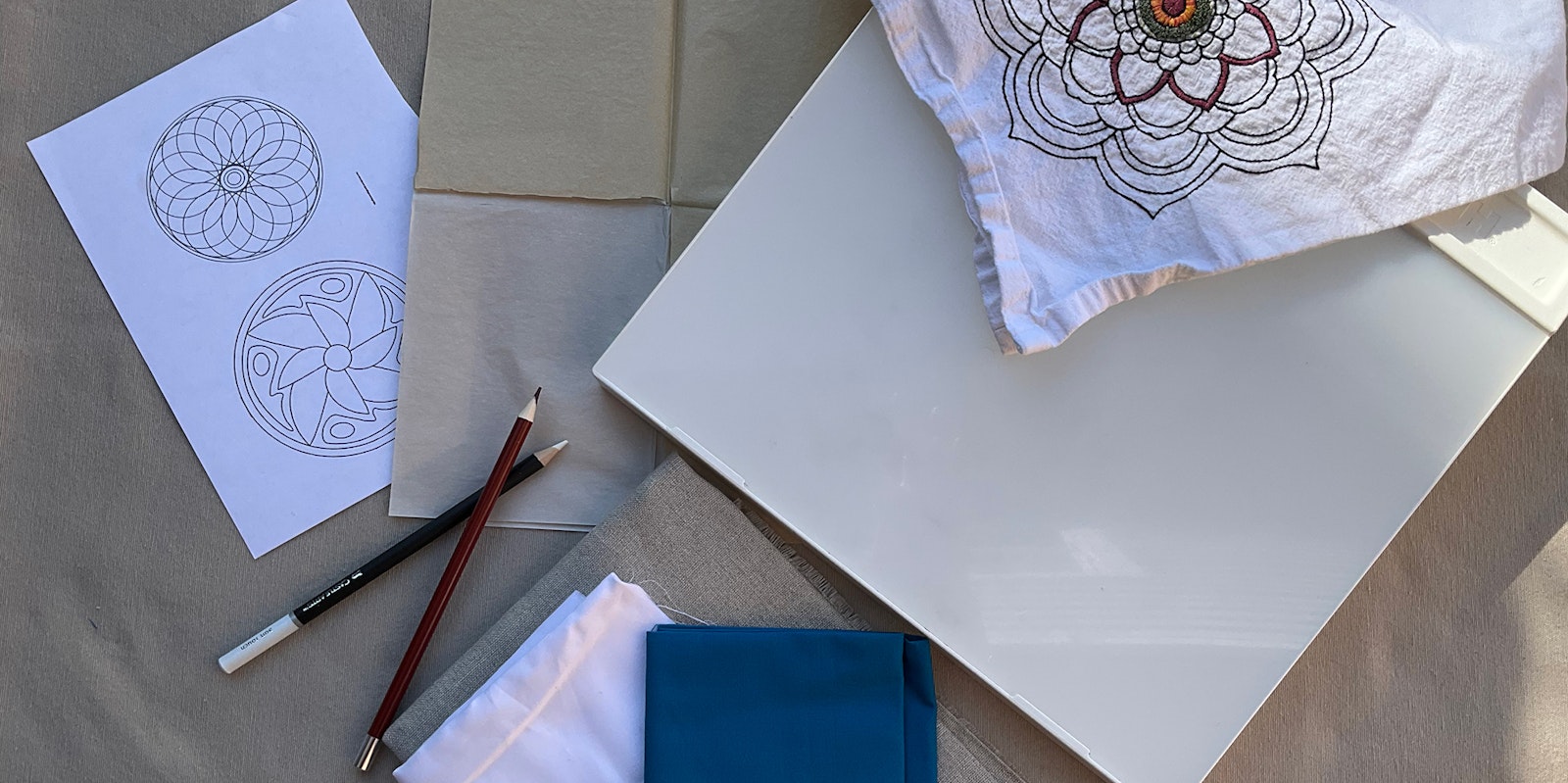 Transferring Designs to Fabric for Embroidery Primary Image