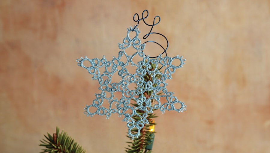 You Need to Try Tatting: Tat a Winter Star Image