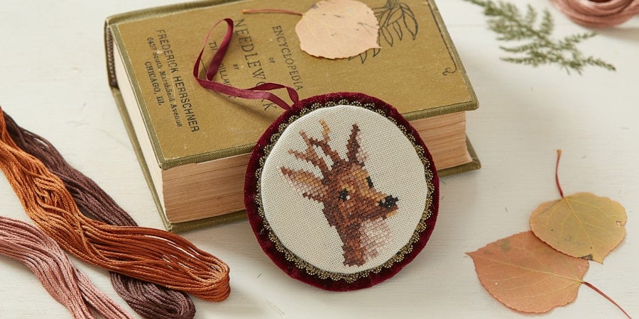Discover Victorian Berlin Work: A Reindeer Ornament to Stitch Image