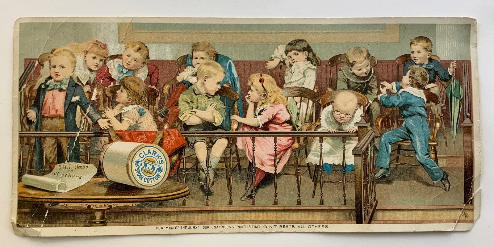 Nineteenth-Century Collectible: Sewing-Thread Trade Cards Primary Image