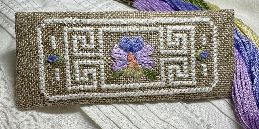 Pansy: A Victorian Design on a Hair Clip Image