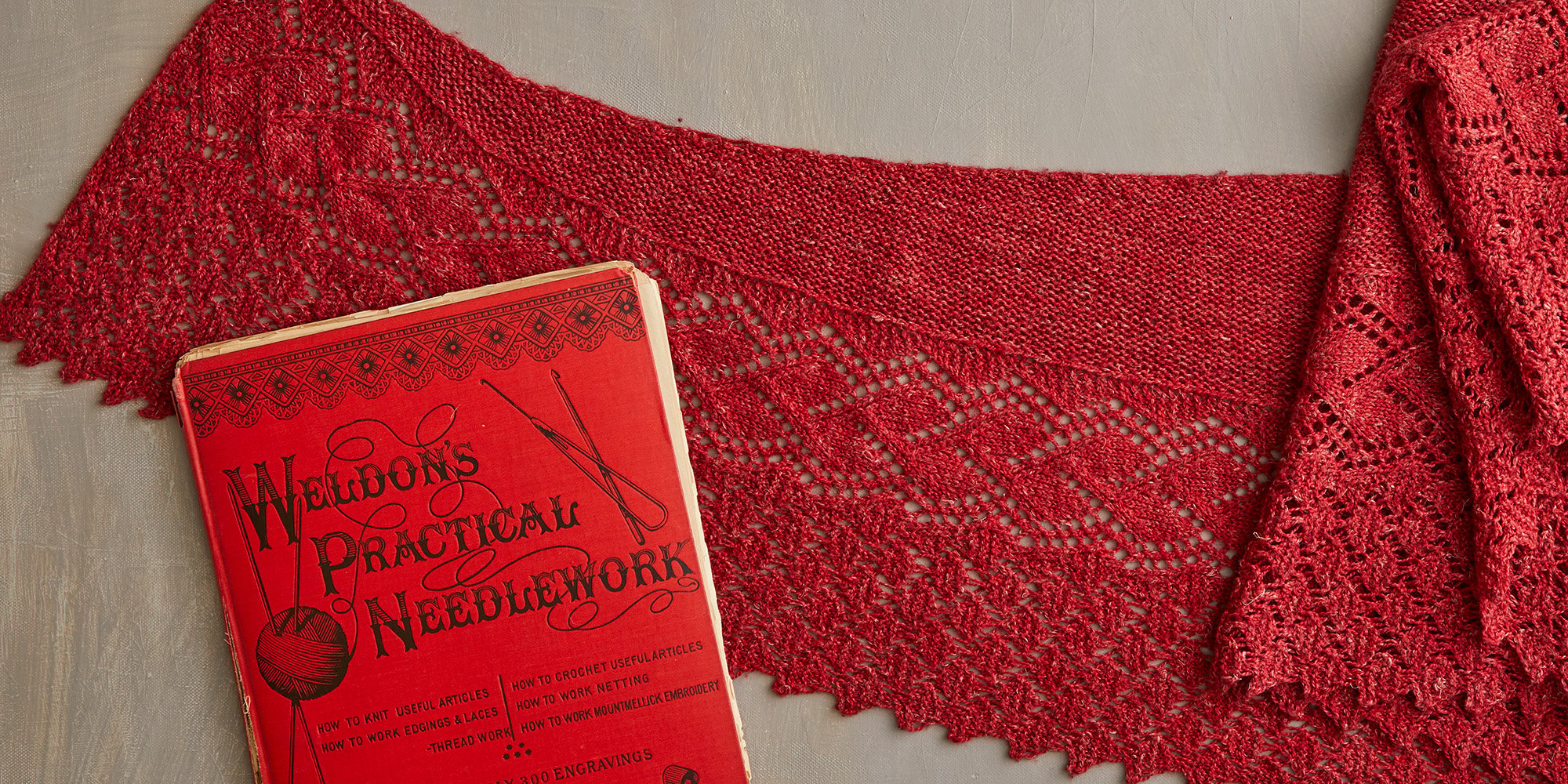 【willfully】volumy arm slit border knit Inspiration Found in a Knitted Victorian Border | PieceWork