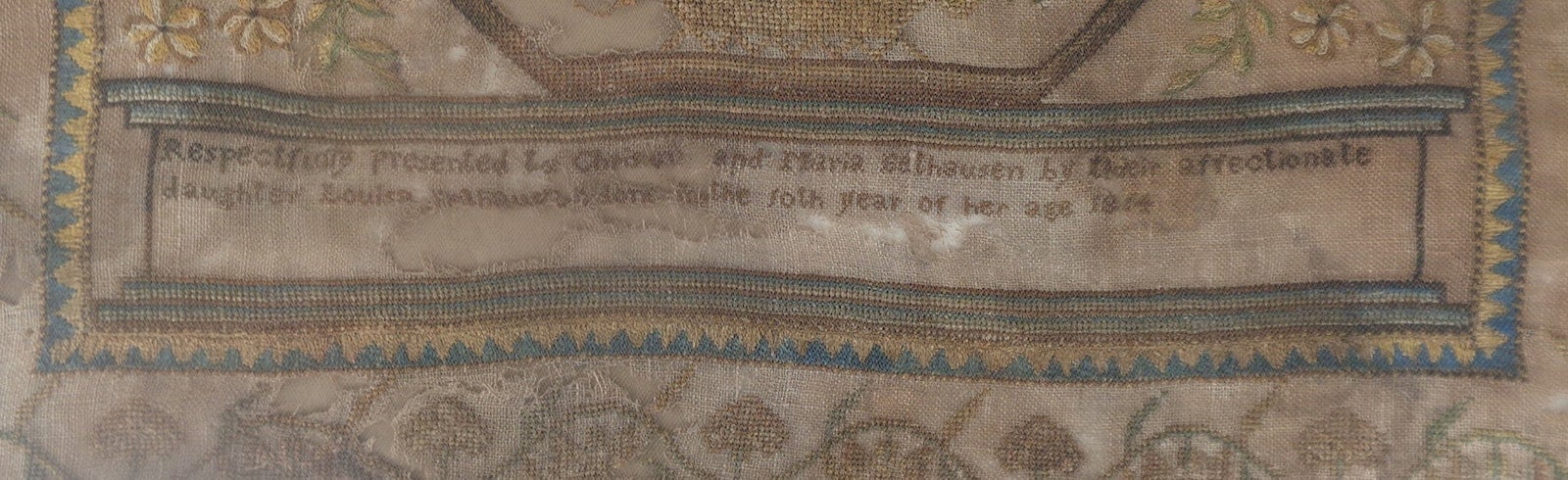 The Sampler of Maria Louisa Bethausen Primary Image