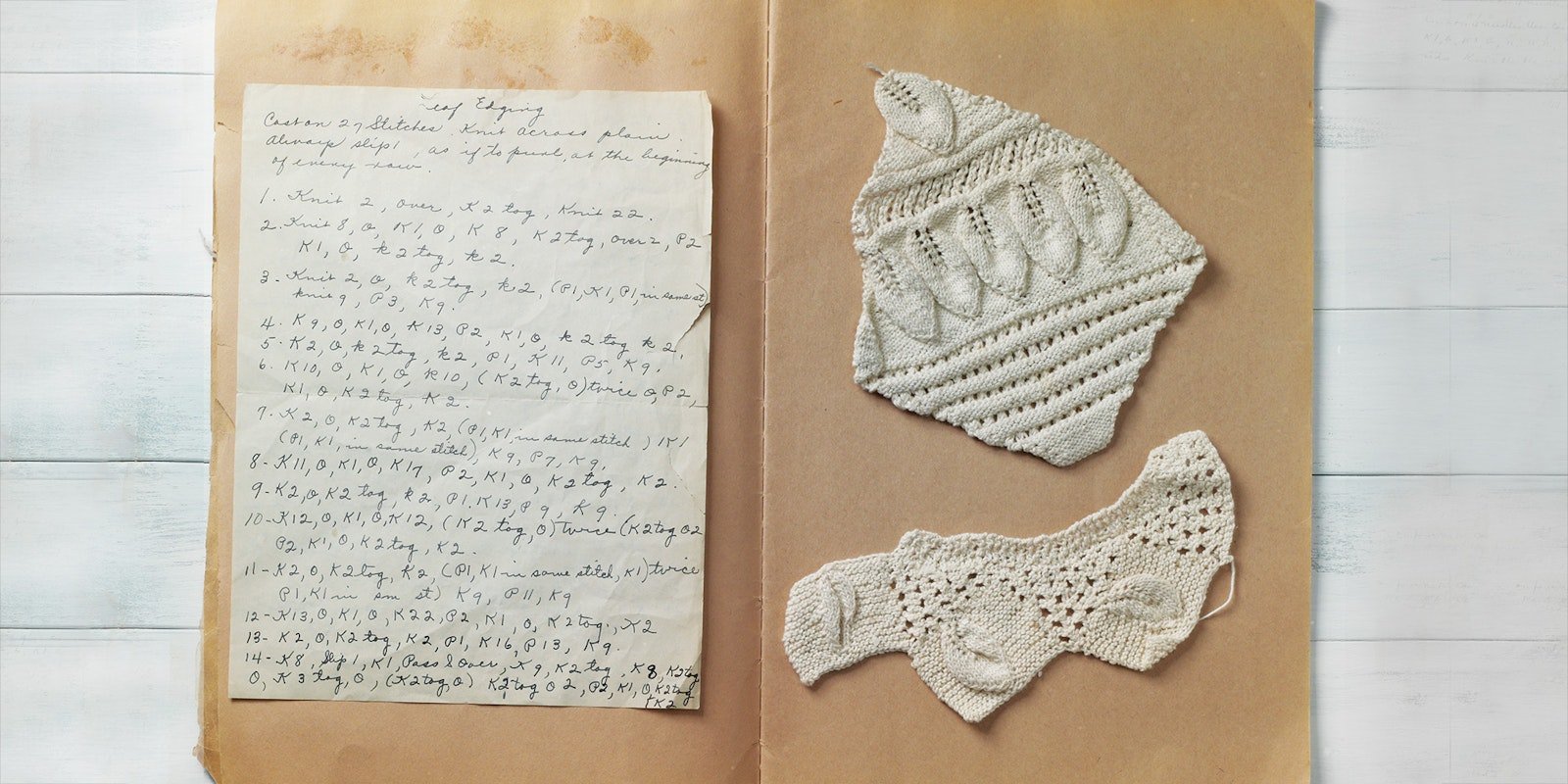 A Treasured Knitted-Lace Sampler Book Primary Image