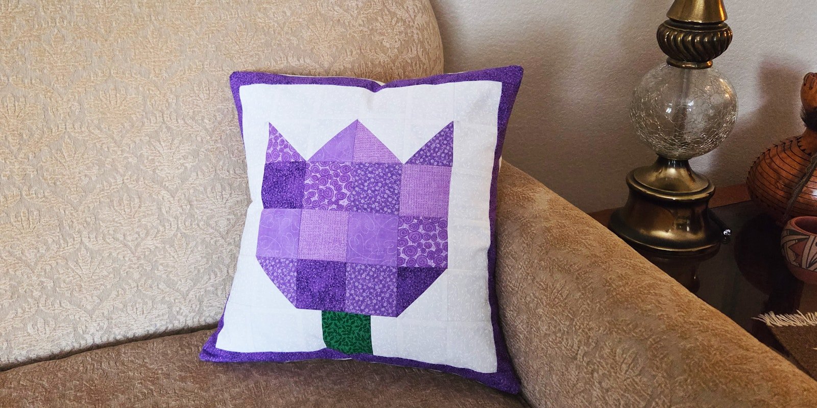 Make a Pieced Pillow Cover for Mother’s Day Primary Image