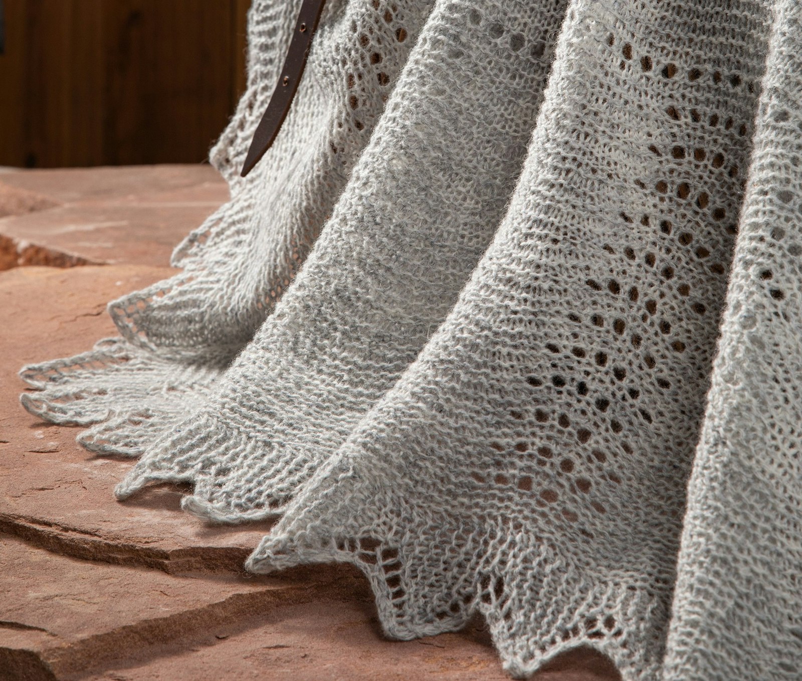 Discover the Classic Shetland Hap Primary Image